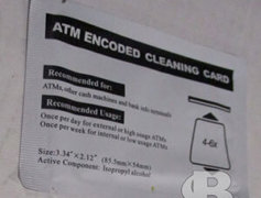 MAG STRIP MOTORIZED CARD READER CLEANING CARD (ORDER IN QTY 10)